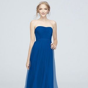 Style Your Way- 6 Tie Tulle Long Dress